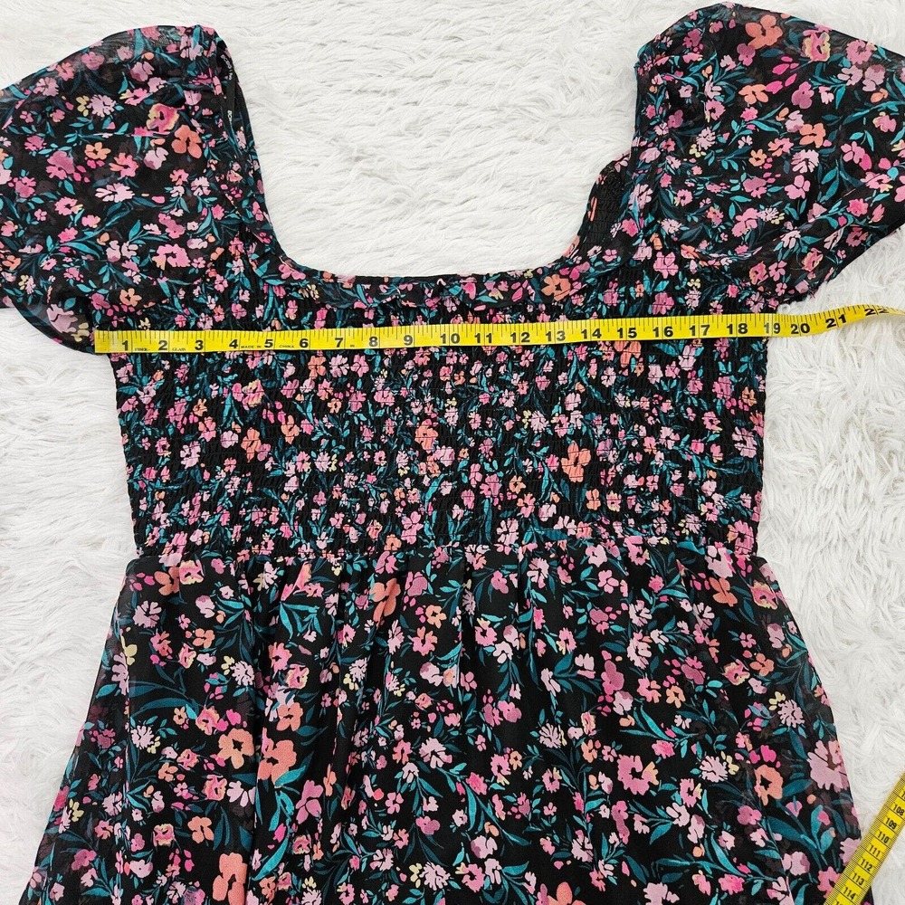 Floral Black Dress - Picture 5 of 7